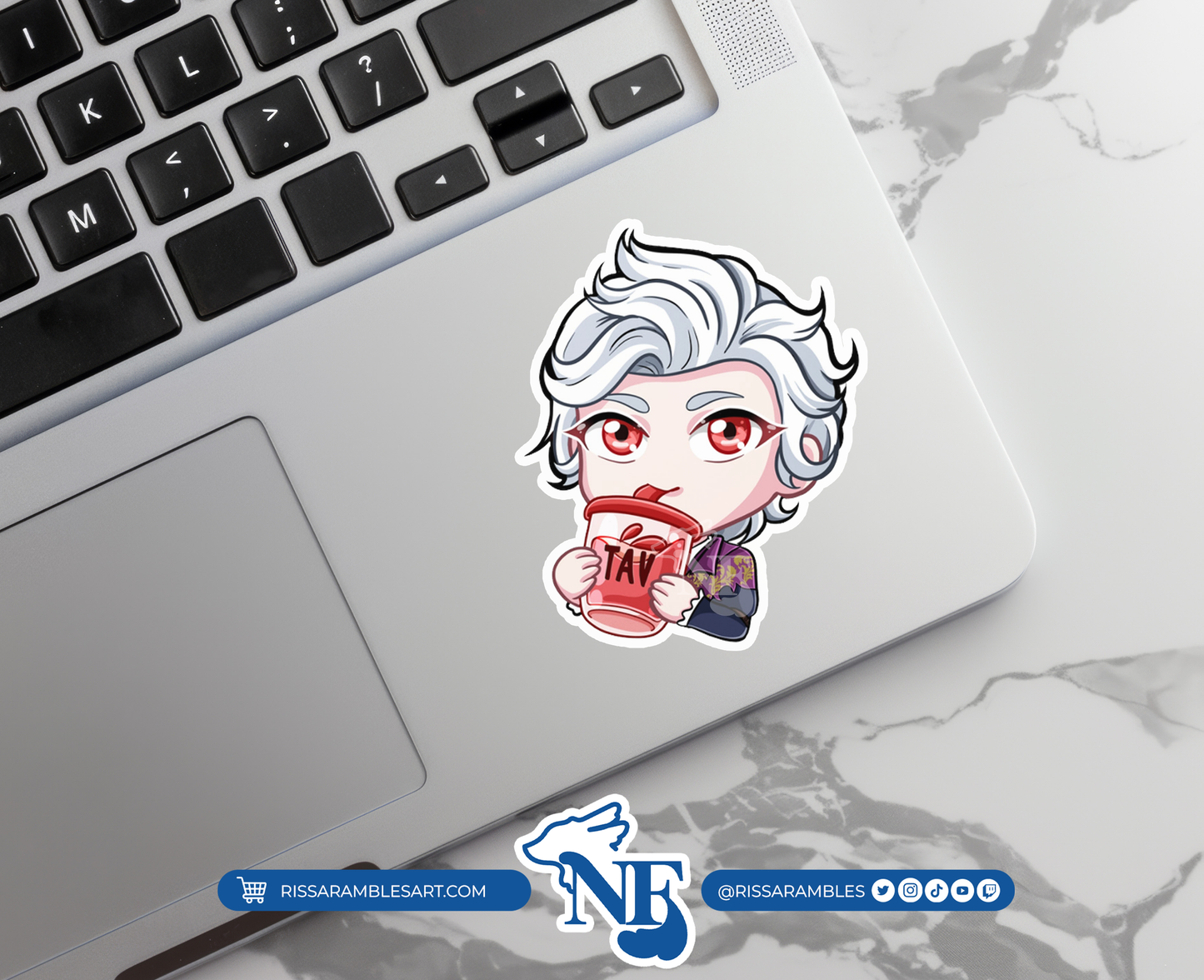 BG3 Astarion Sticker (Sip) | Baldur's Gate 3 Stickers | Gaming Stickers | Gamer Sticker | Vinyl Stickers | Stickers for Laptop