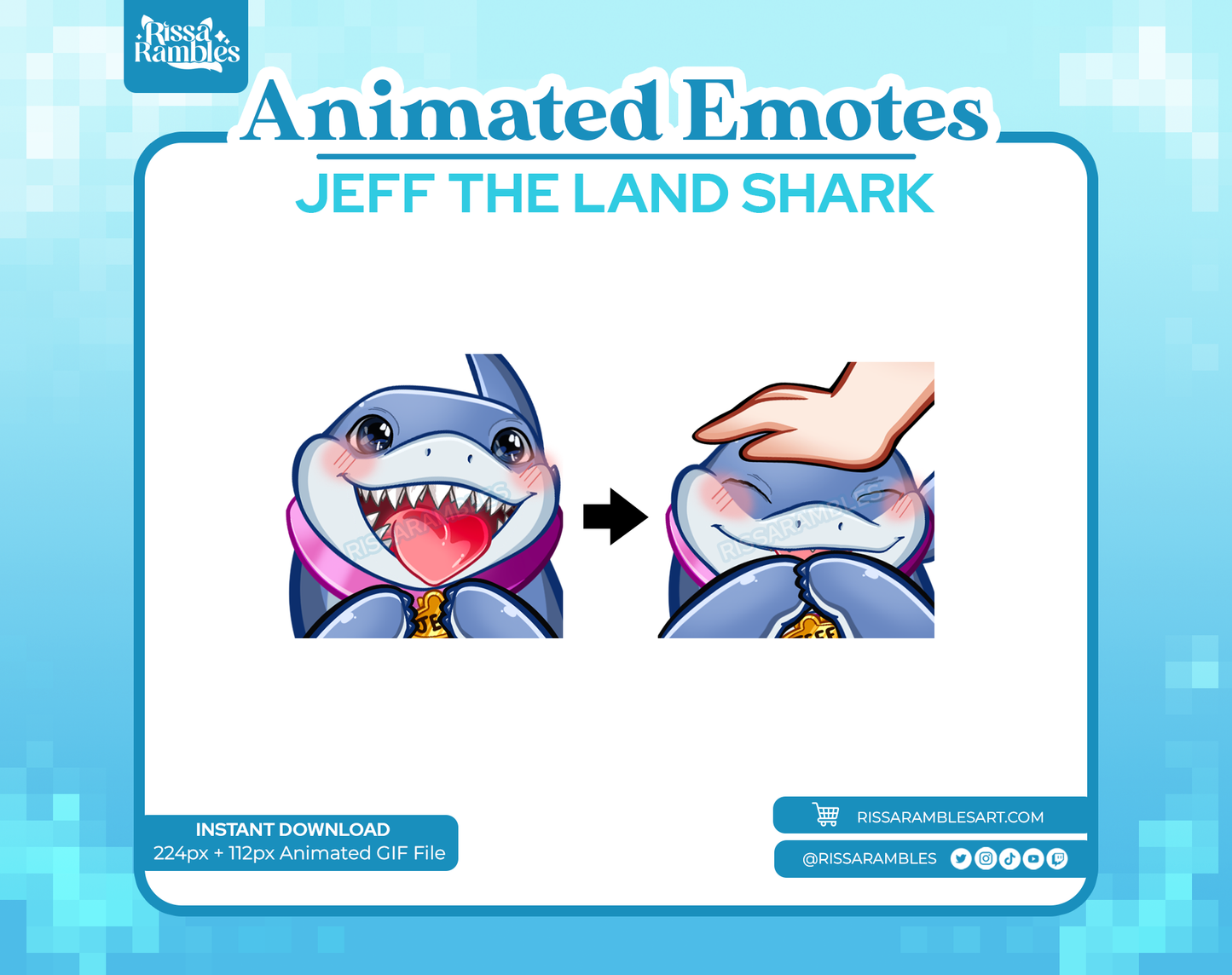 Jeff the Shark Marvel Rivals Emotes (Animated) | Pat Emote