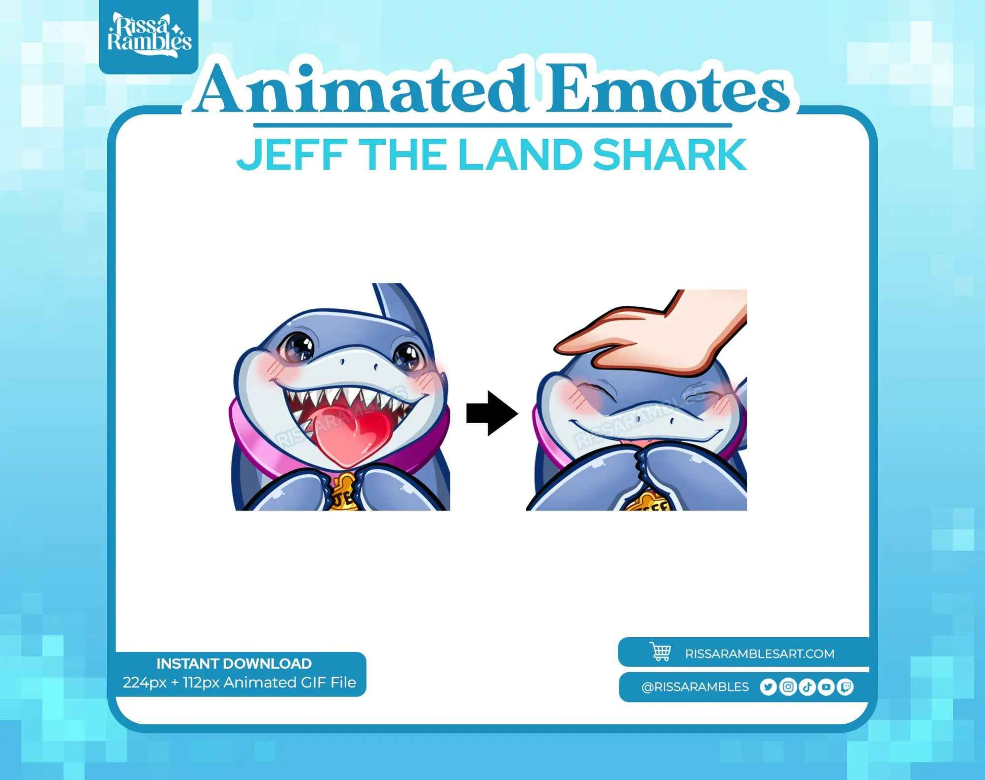 Jeff the Shark Marvel Rivals Emotes (Animated) | Pat Emote