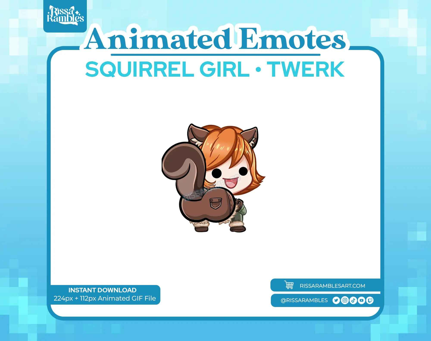 Squirrel Girl Marvel Rivals Emotes (Animated) | Twerk Emotes