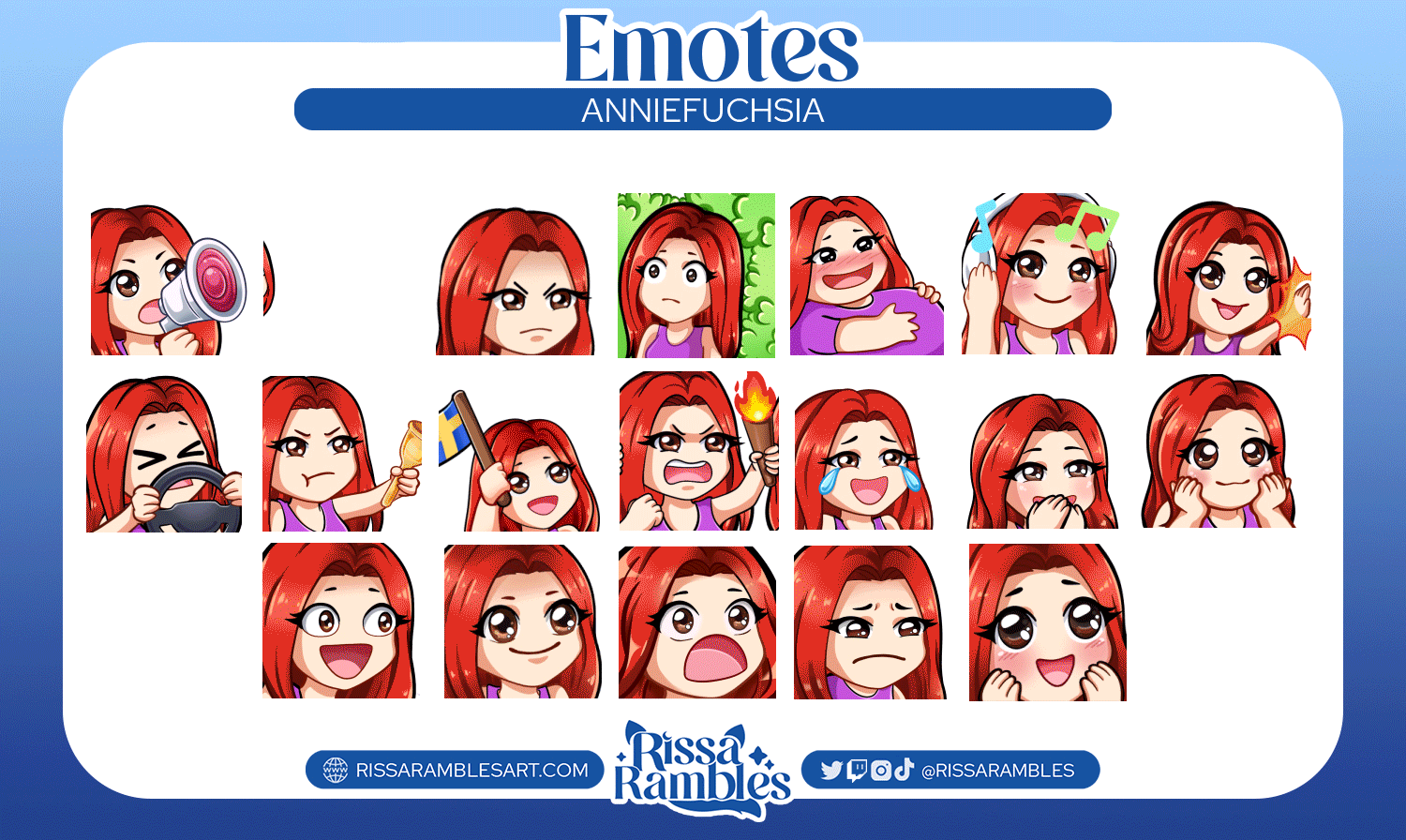 Custom Animated Emotes Commissions Rissa Rambles