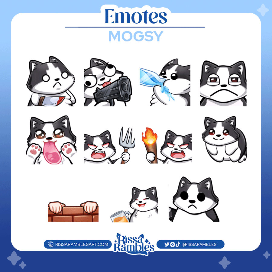 Custom Animated Emotes Commissions Rissa Rambles