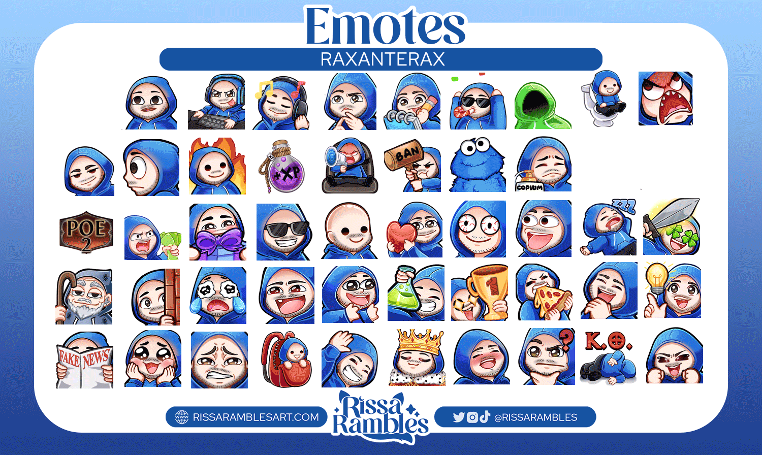 Custom Animated Emotes Commissions Rissa Rambles