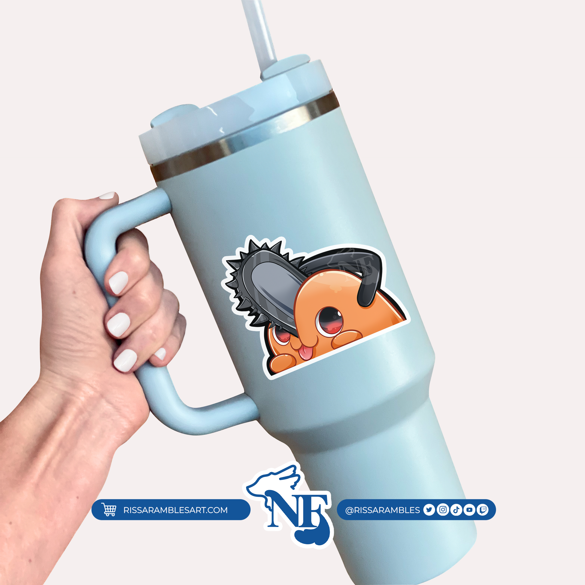 Anime Stickers for Water Bottles | Stanley Stickers | Anime Gifts