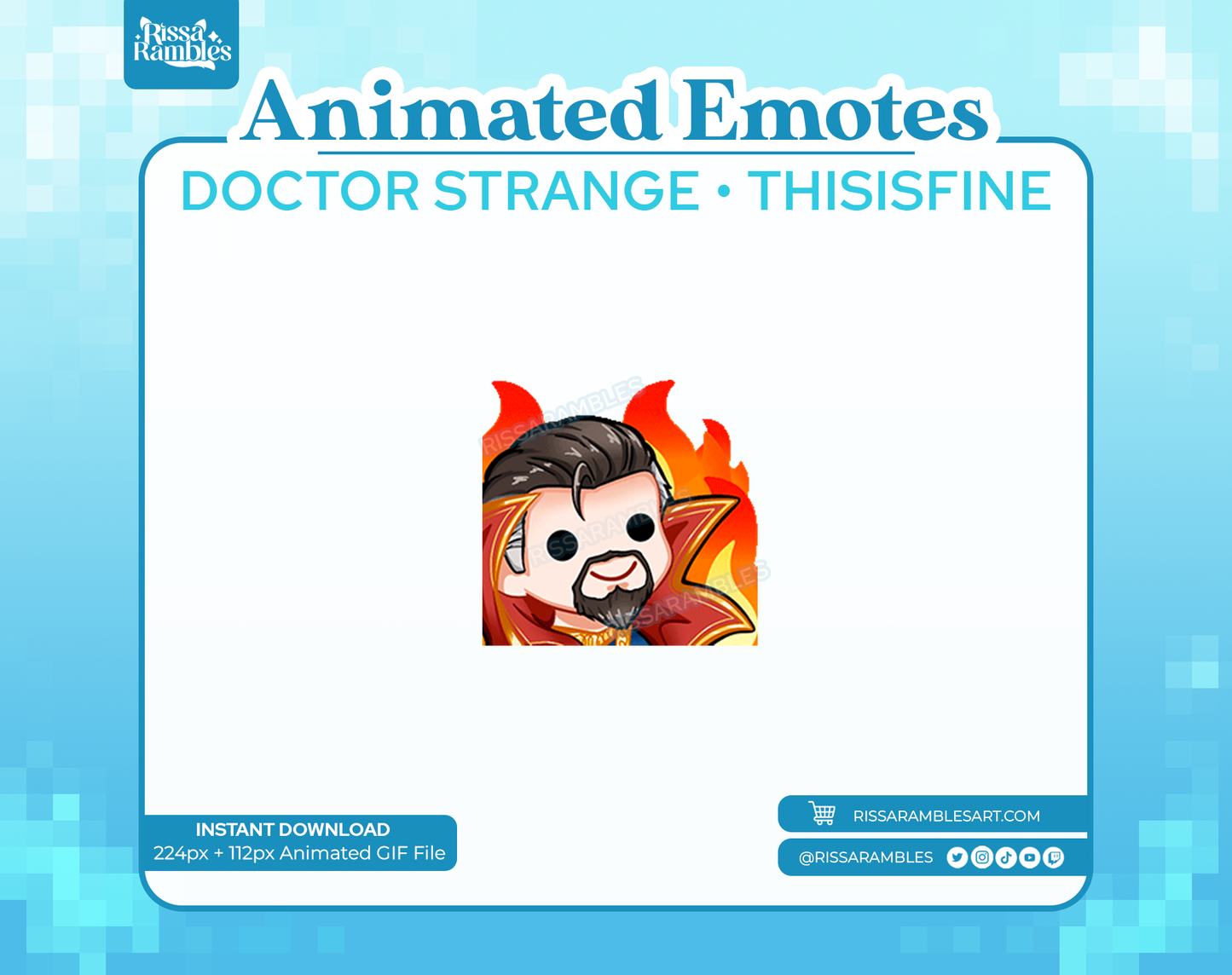 Doctor Strange Marvel Rivals Emotes (Animated) | ThisIsFine Emote
