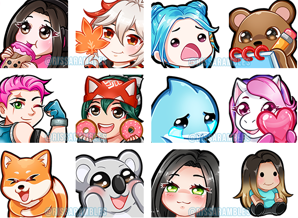 Custom Twitch Emotes Commissions