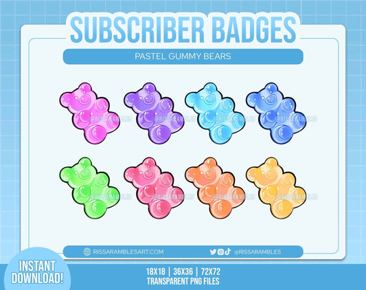Bears Twitch Sub Badges