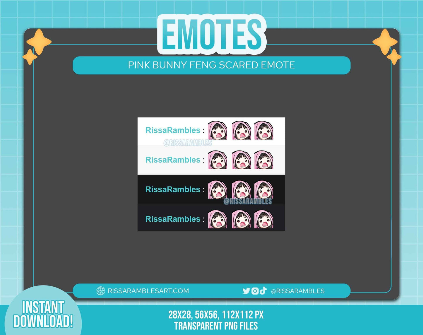 Pink Feng DBD Emote for Twitch