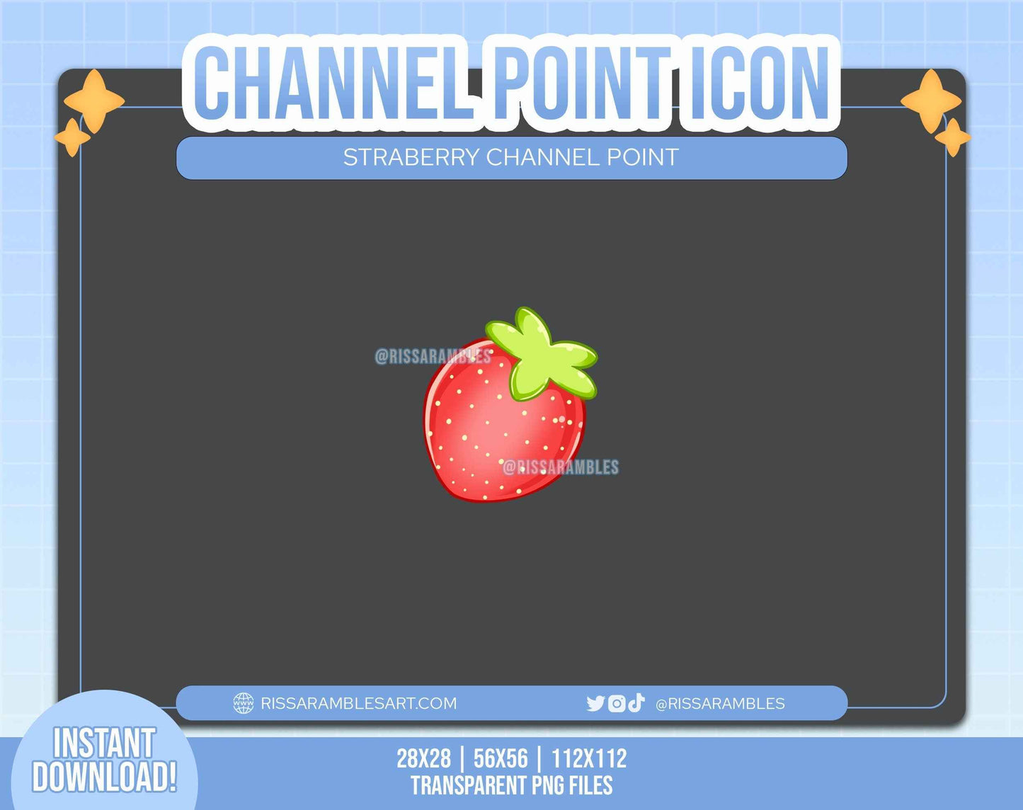Strawberry Channel Points Twitch