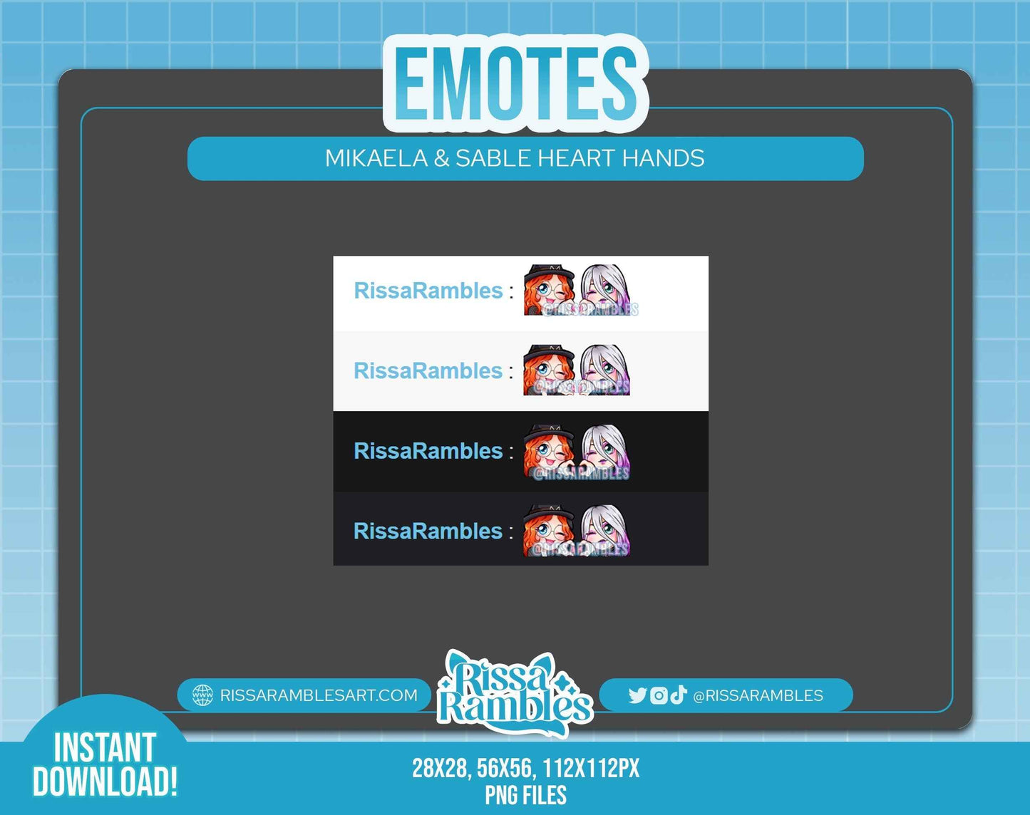 Mikaela Reid Sable Ward Heart Hands Emotes | Dead by Daylight Emotes