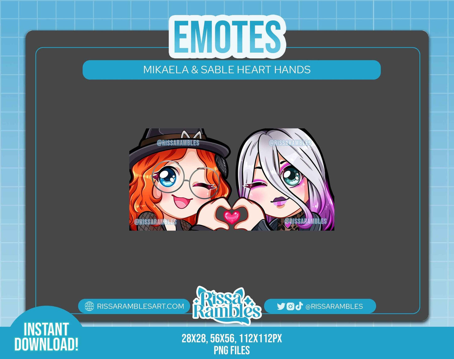 Mikaela Reid Sable Ward Heart Hands Emotes | Dead by Daylight Emotes