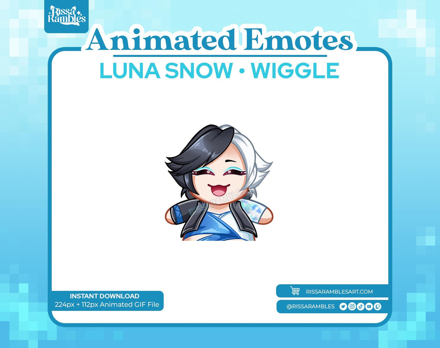 Luna Snow Emotes Marvel Rivals (Animated) | Wiggle Emotes