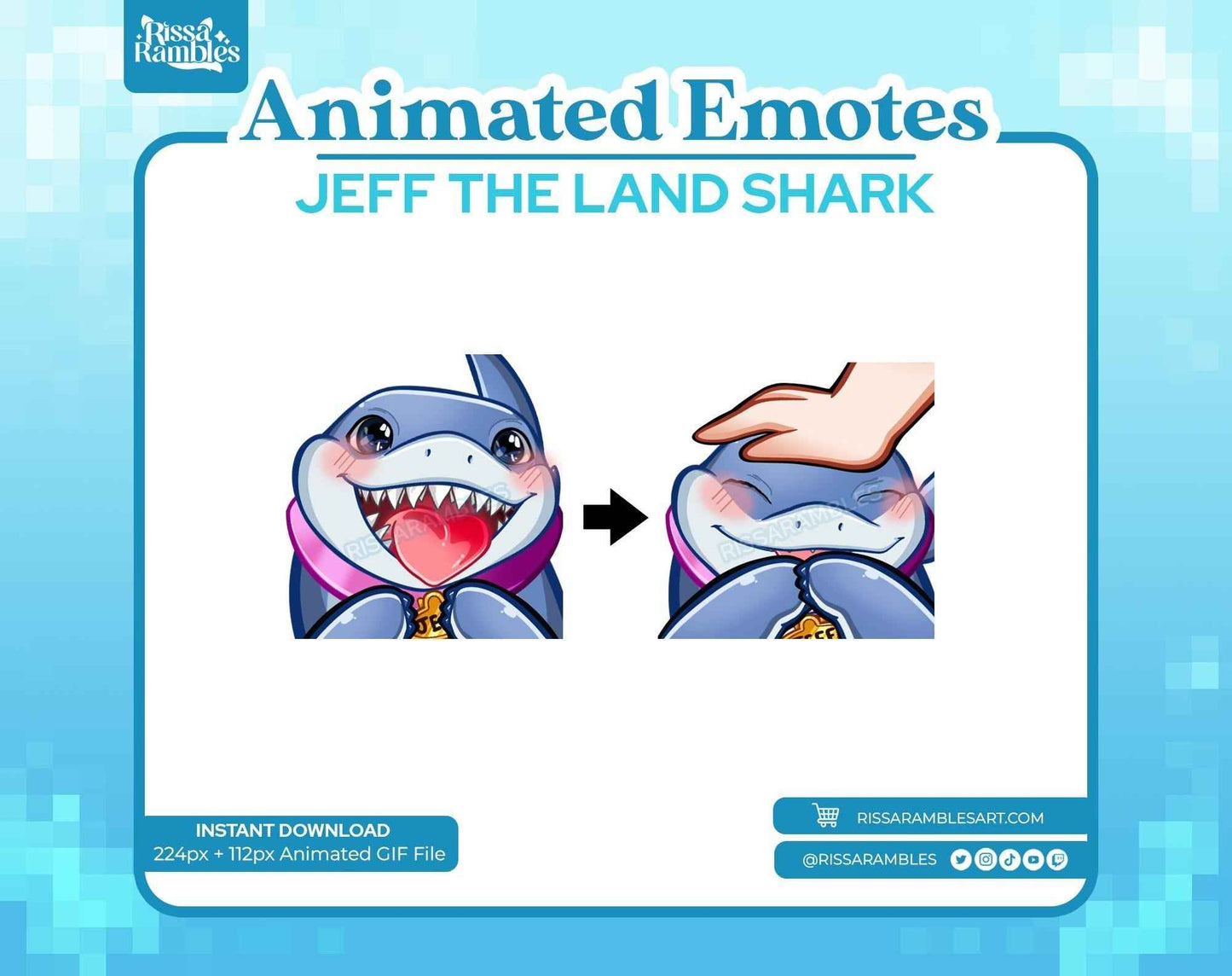 Jeff the Shark Marvel Rivals Emotes (Animated) | Pat Emote