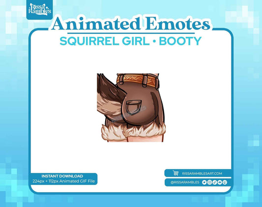 Squirrel Girl Marvel Rivals Emotes (Animated) | Booty Emotes