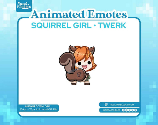 Squirrel Girl Marvel Rivals Emotes | Twerk Emotes