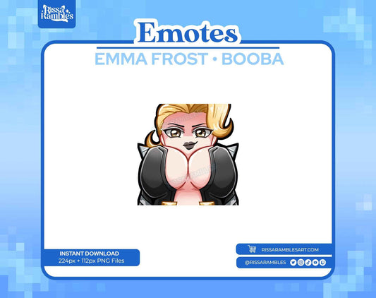Emma Frost Marvel Rivals Emotes | Booba Emotes