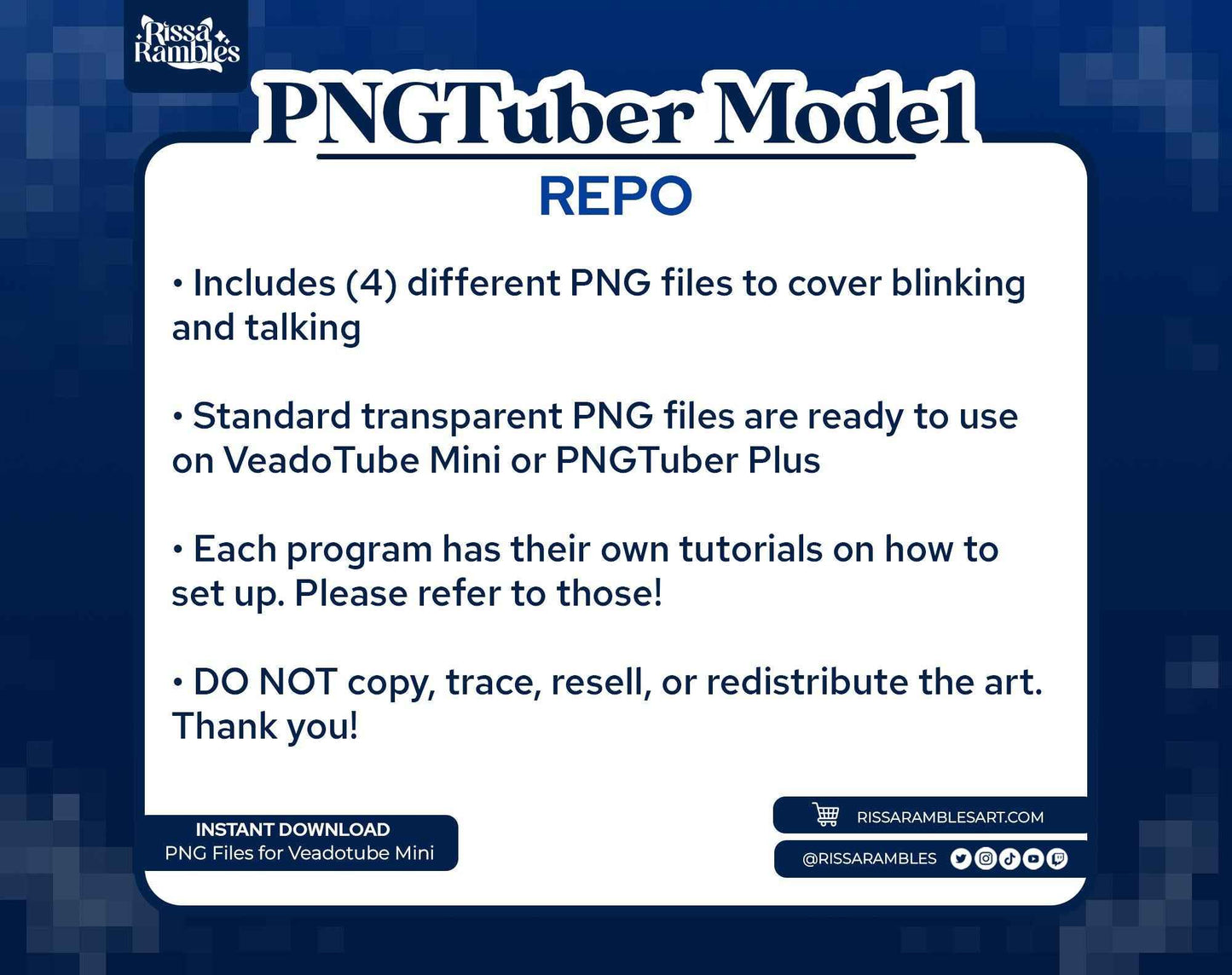 REPO PNGtuber Model Chibi (Purple) | REPO Game