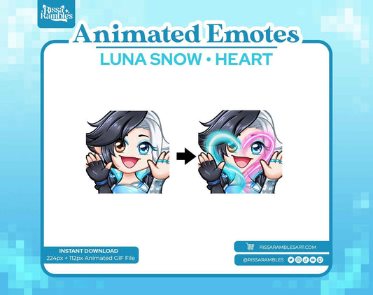 Luna Snow Marvel Rivals Emotes (Animated) | Love Emotes