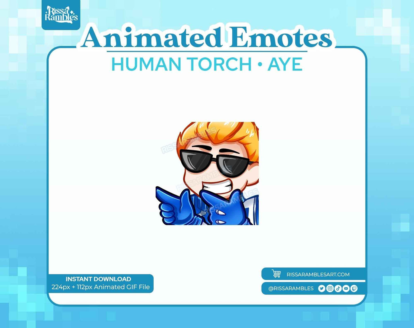 Human Torch Marvel Rivals Emotes (Animated) | Johnny Storm | Fantastic Four Emotes