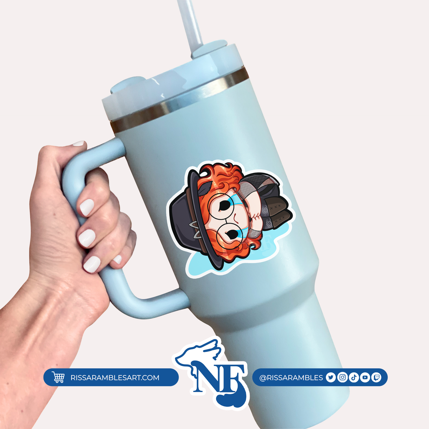 Mikaela Reid Dead by Daylight Stickers | Cry Sticker Printify