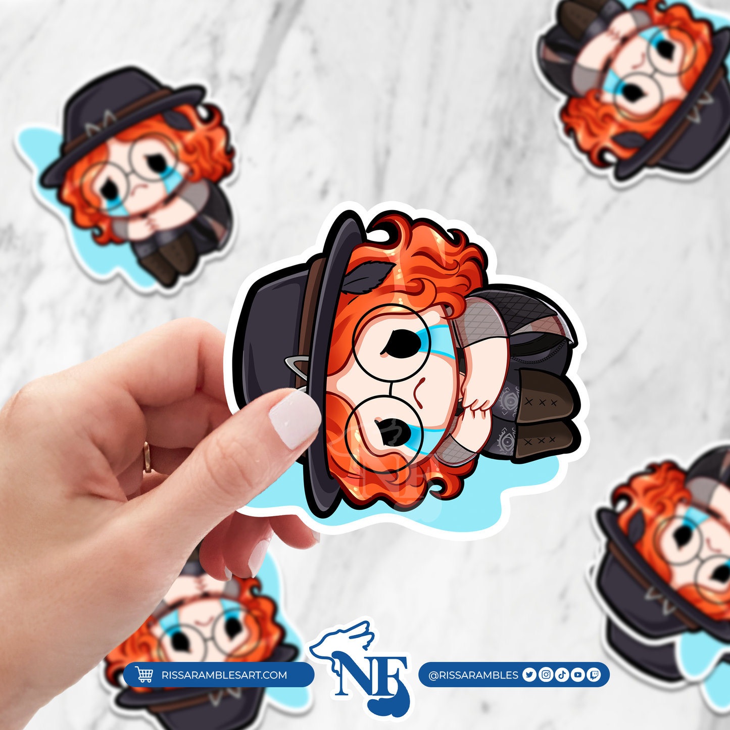 Mikaela Reid Dead by Daylight Stickers | Cry Sticker Printify