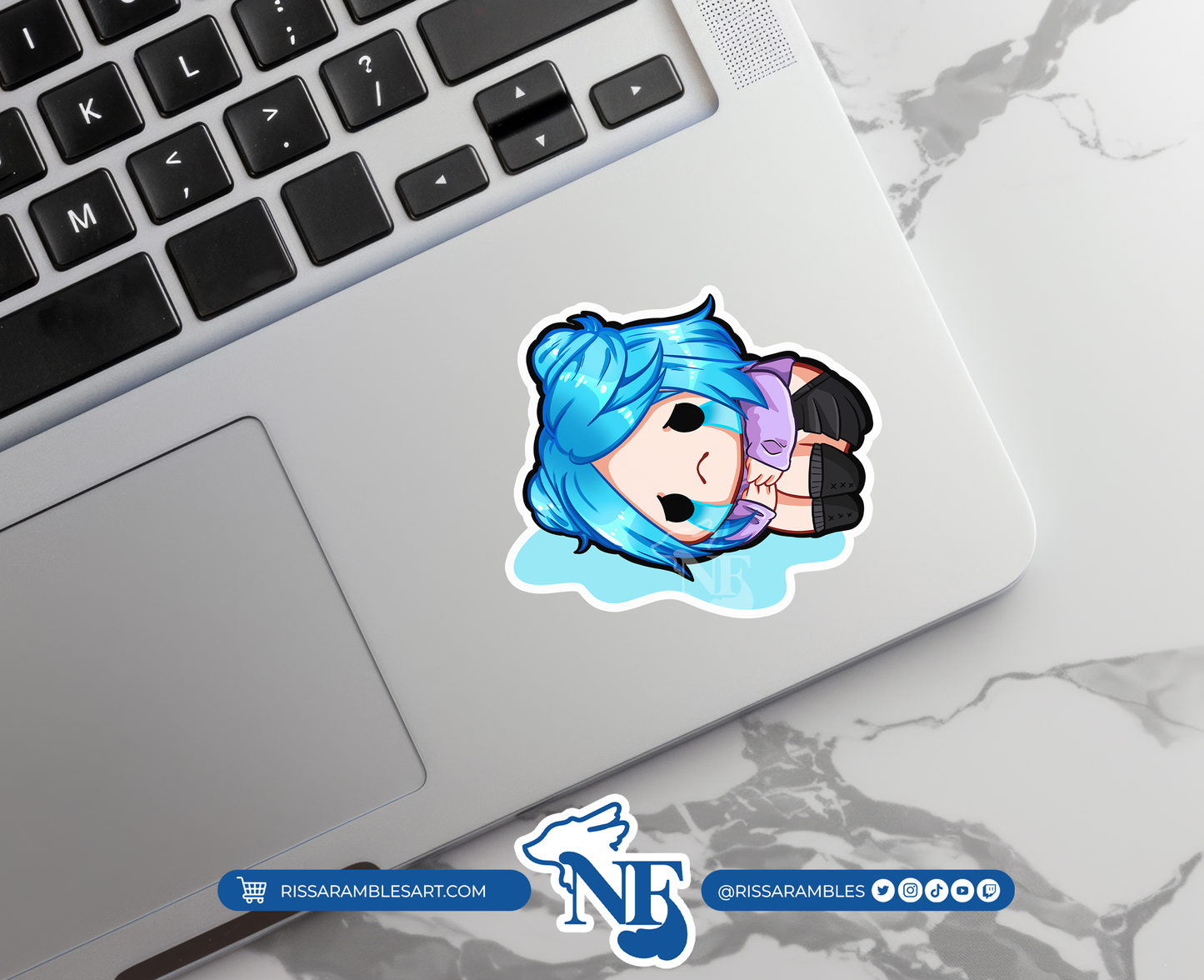 Nea Dead by Daylight Stickers (Cry) | Gaming Stickers | Gamer Sticker | DBD Nea | Vinyl Stickers | Stickers for Laptop Printify