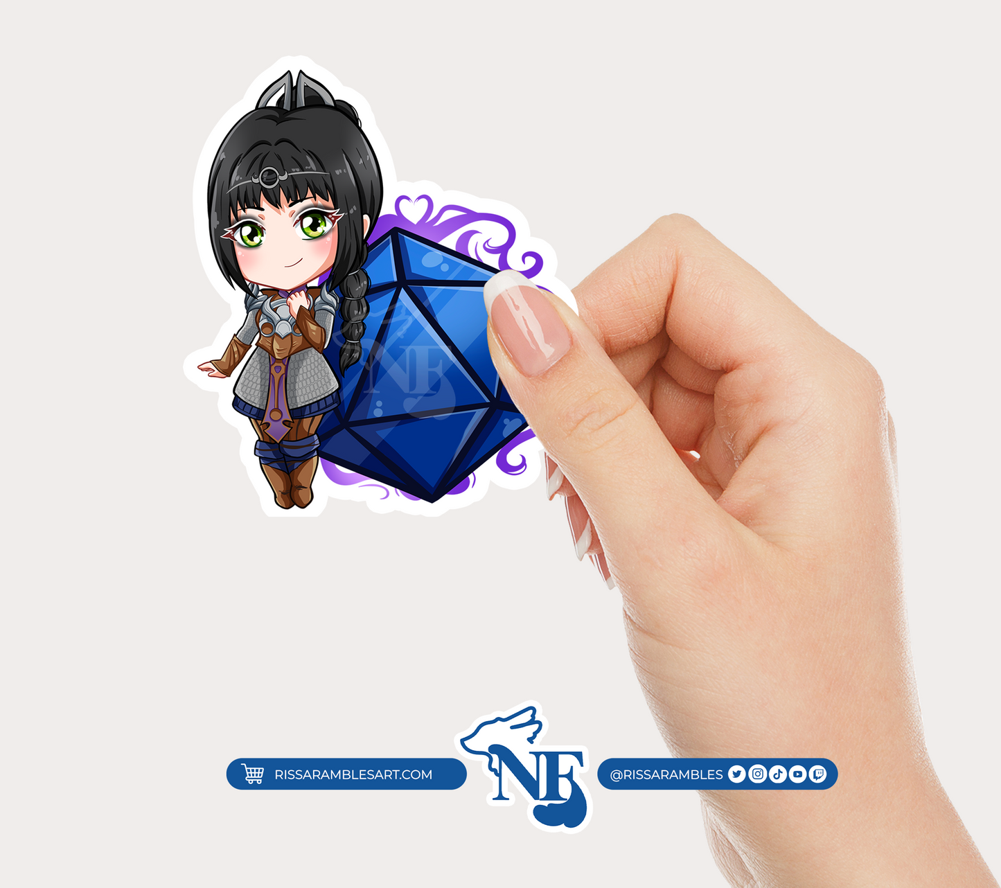 BG3 Shadowheart Sticker | Baldur's Gate 3 Stickers | Gaming Stickers | Gamer Sticker | Vinyl Stickers | Stickers for Laptop Printify