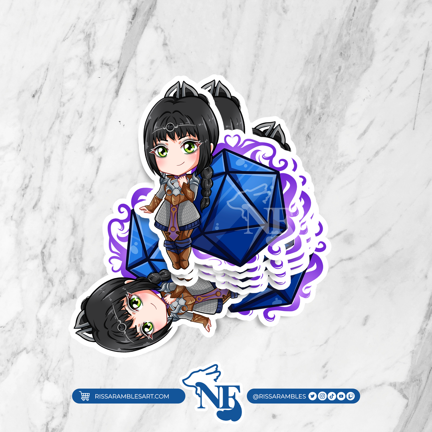 BG3 Shadowheart Sticker | Baldur's Gate 3 Stickers | Gaming Stickers | Gamer Sticker | Vinyl Stickers | Stickers for Laptop