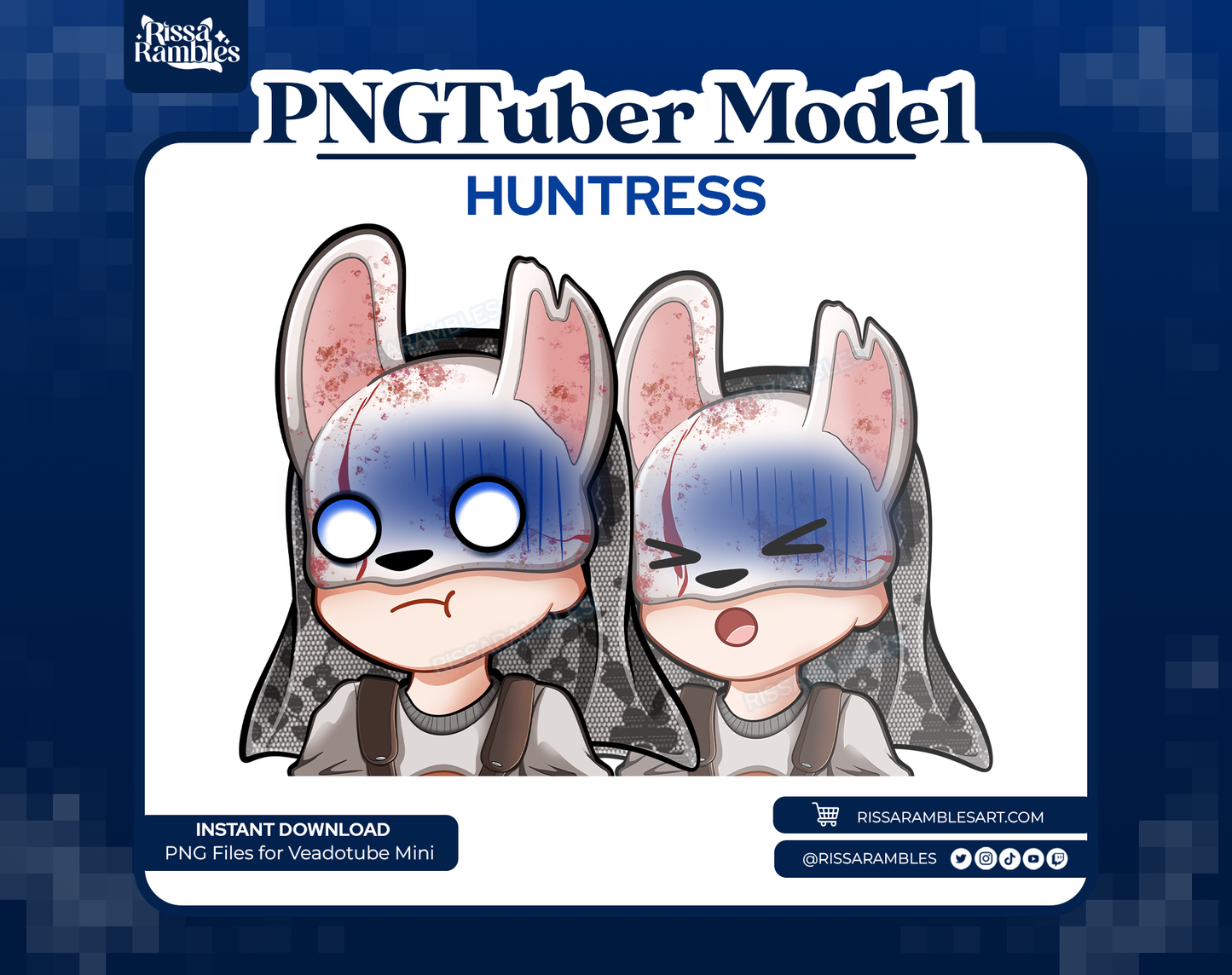 Huntress DBD PNGtuber Model