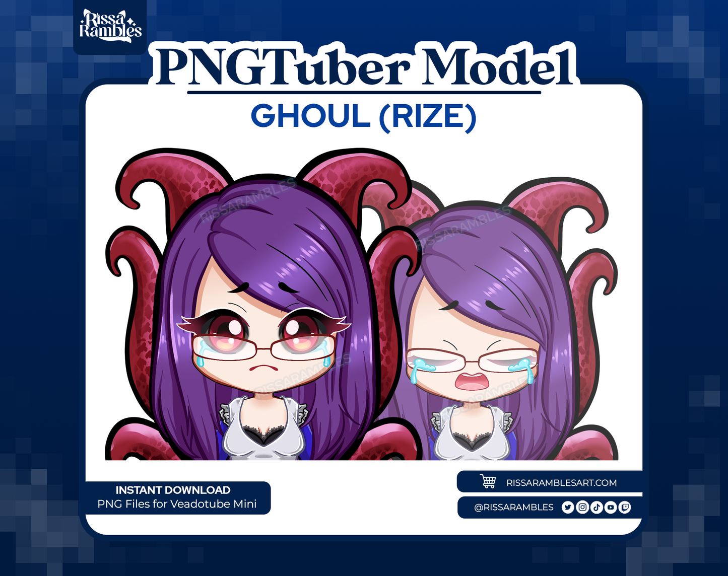 DBD Ghoul Rize PNGtuber Model