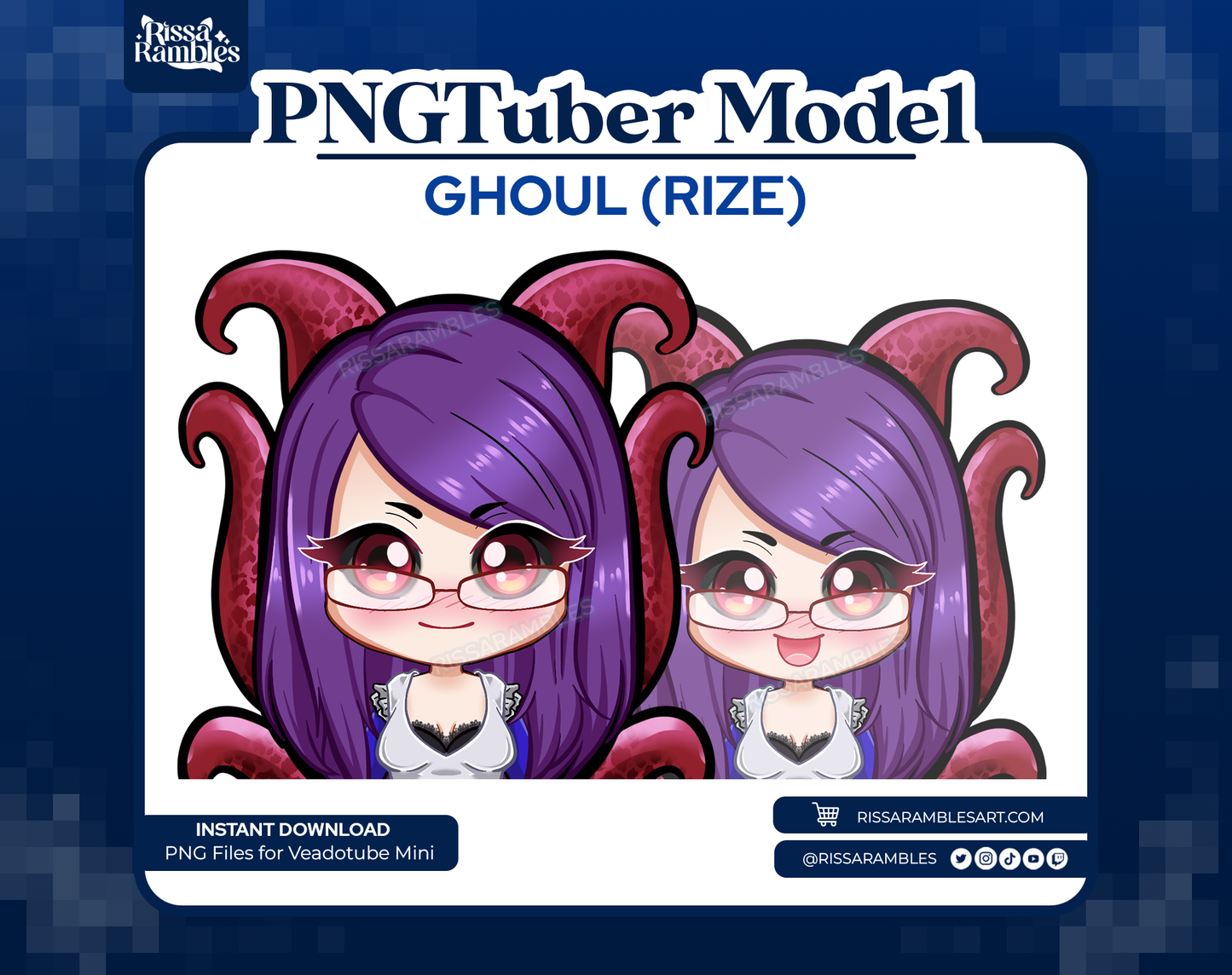 DBD Ghoul Rize PNGtuber Model