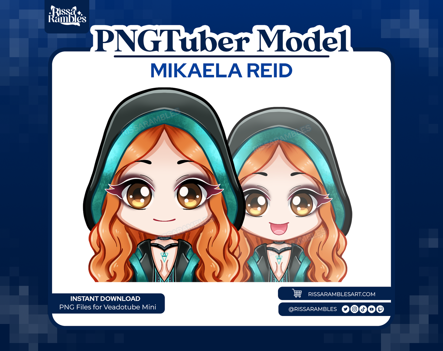DBD Pngtuber model featuring Mikaela Reid 