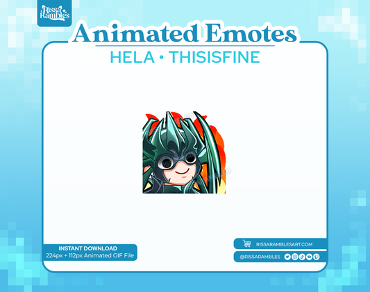 Hela Marvel Rivals Emotes | Animated Emotes Twitch | Twitch Emotes | This Is Fine Emote | Marvel Rivals Emotes Animated