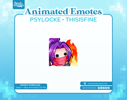 Psylocke Marvel Rivals Emotes | Animated Emotes | ThisIsFine Emote