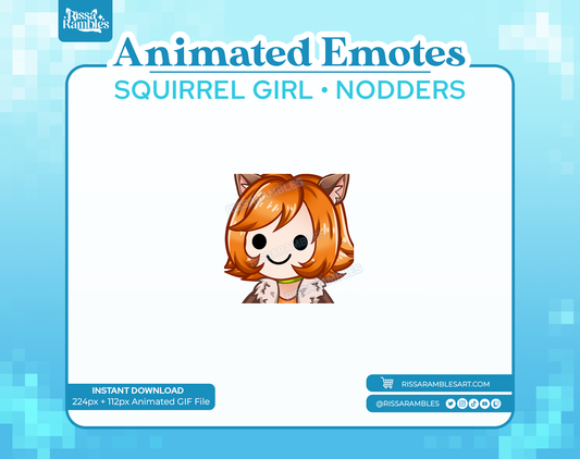 Squirrel Girl Marvel Rivals Emotes (Animated) | Nodders Emote