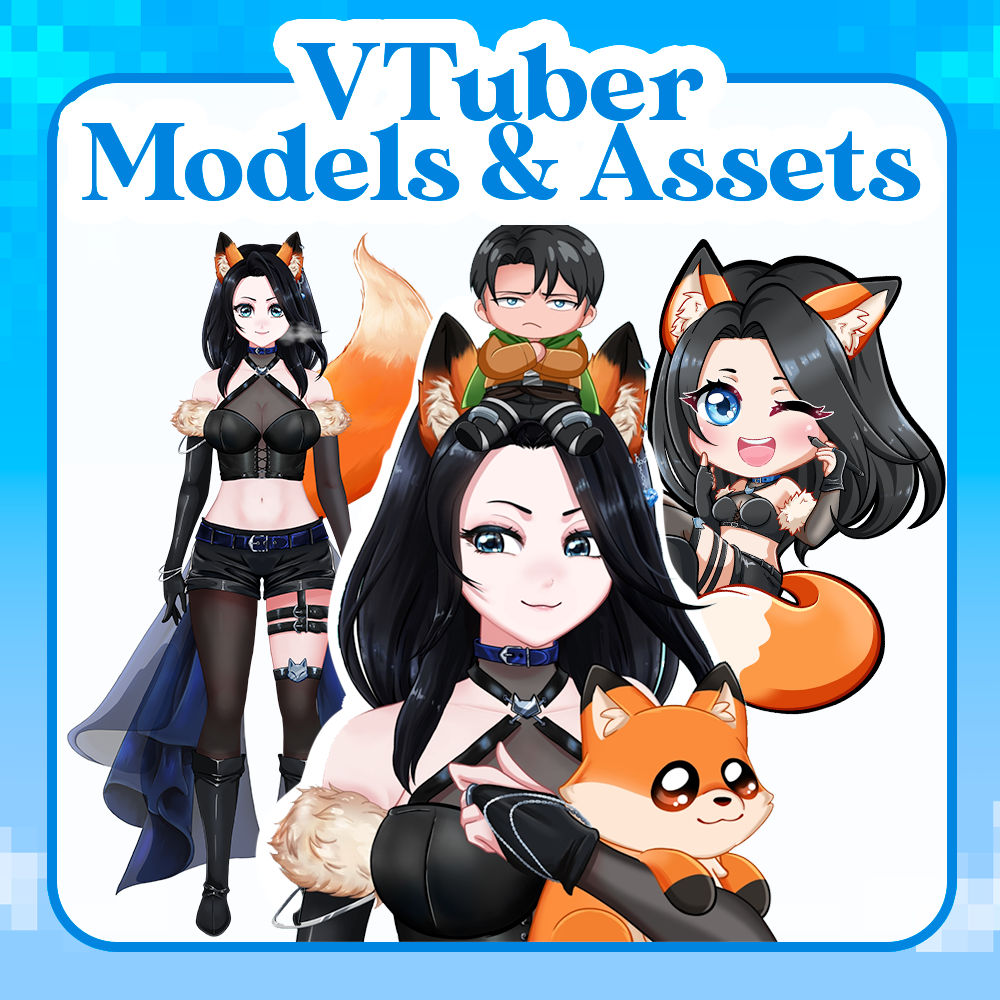 VTuber Model Commissions | VTuber Rigger for Custom VTuber Models and Art