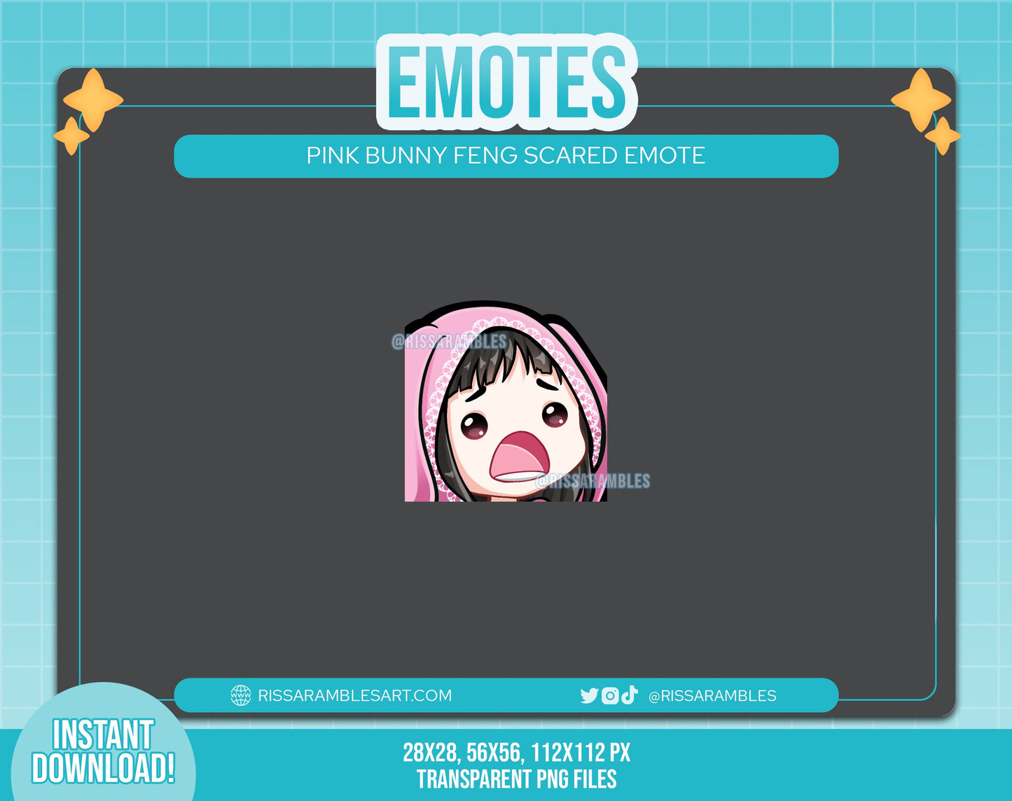 Pink Feng DBD Emote for Twitch