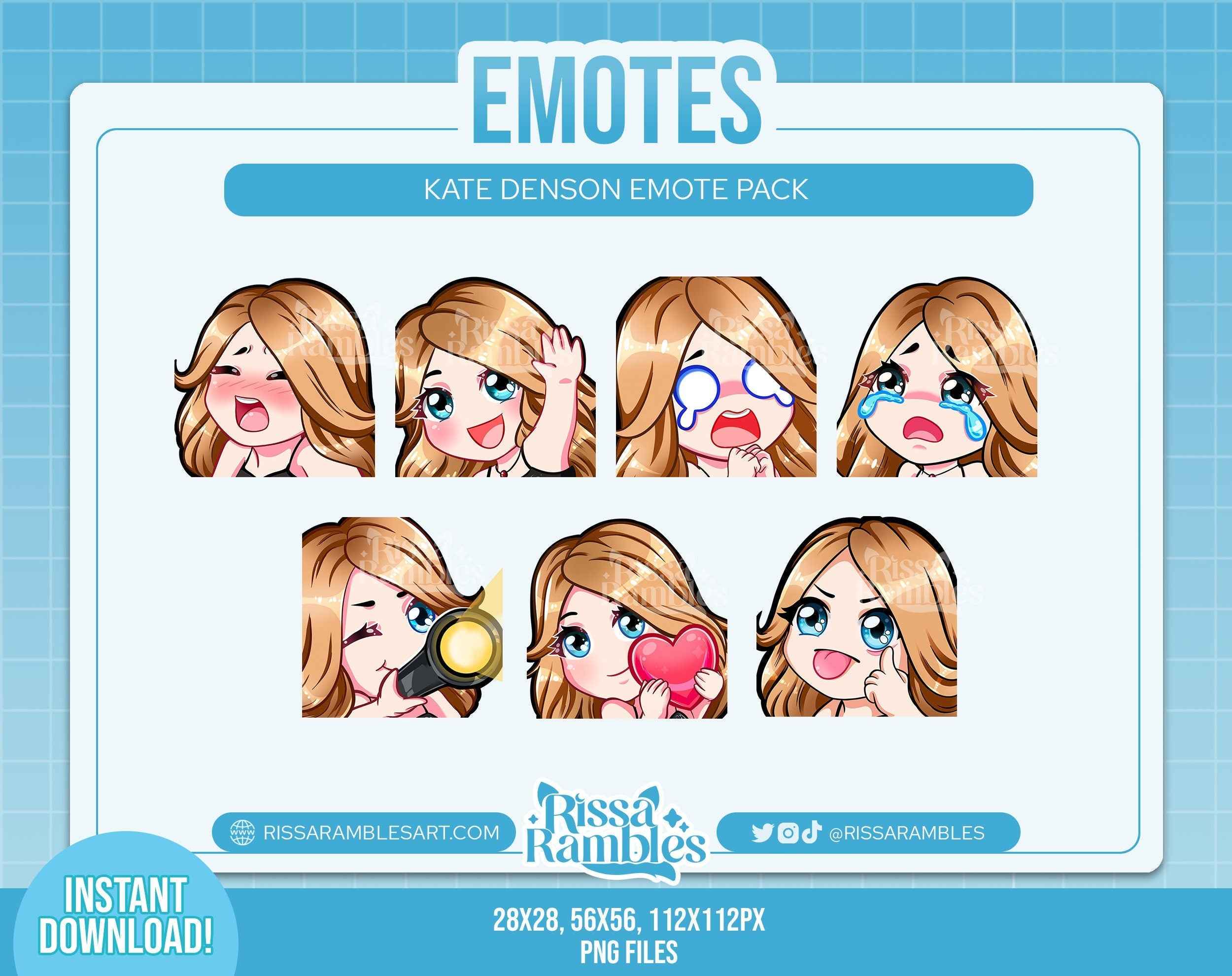Kate Denson Dead by Daylight Emotes Pack for Twitch – Rissa Rambles
