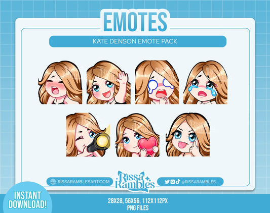 Kate Denson Dead by Daylight Emotes Pack for Twitch