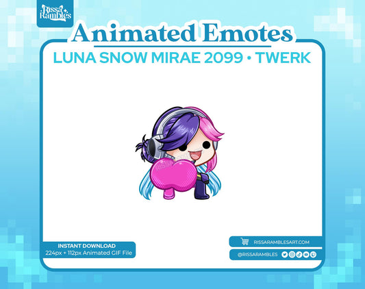 Luna Snow Marvel Rivals Emotes | Luna Snow Mirae 9000 | Twerk Emotes