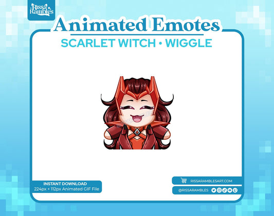 Scarlet Witch Marvel Rivals Emotes | Wiggle Emote