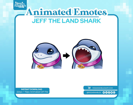 Jeff the Shark Marvel Rivals Emotes (Animated) | Pop Emote