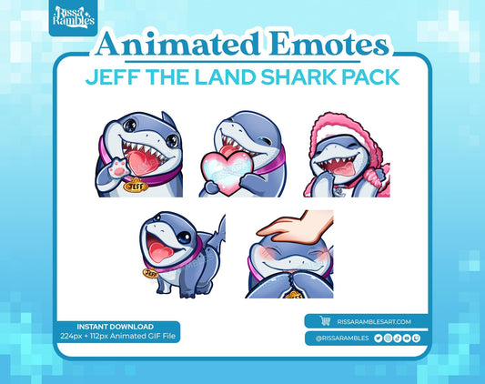 Jeff the Shark Emote Pack (Animated) | Marvel Rivals Emotes