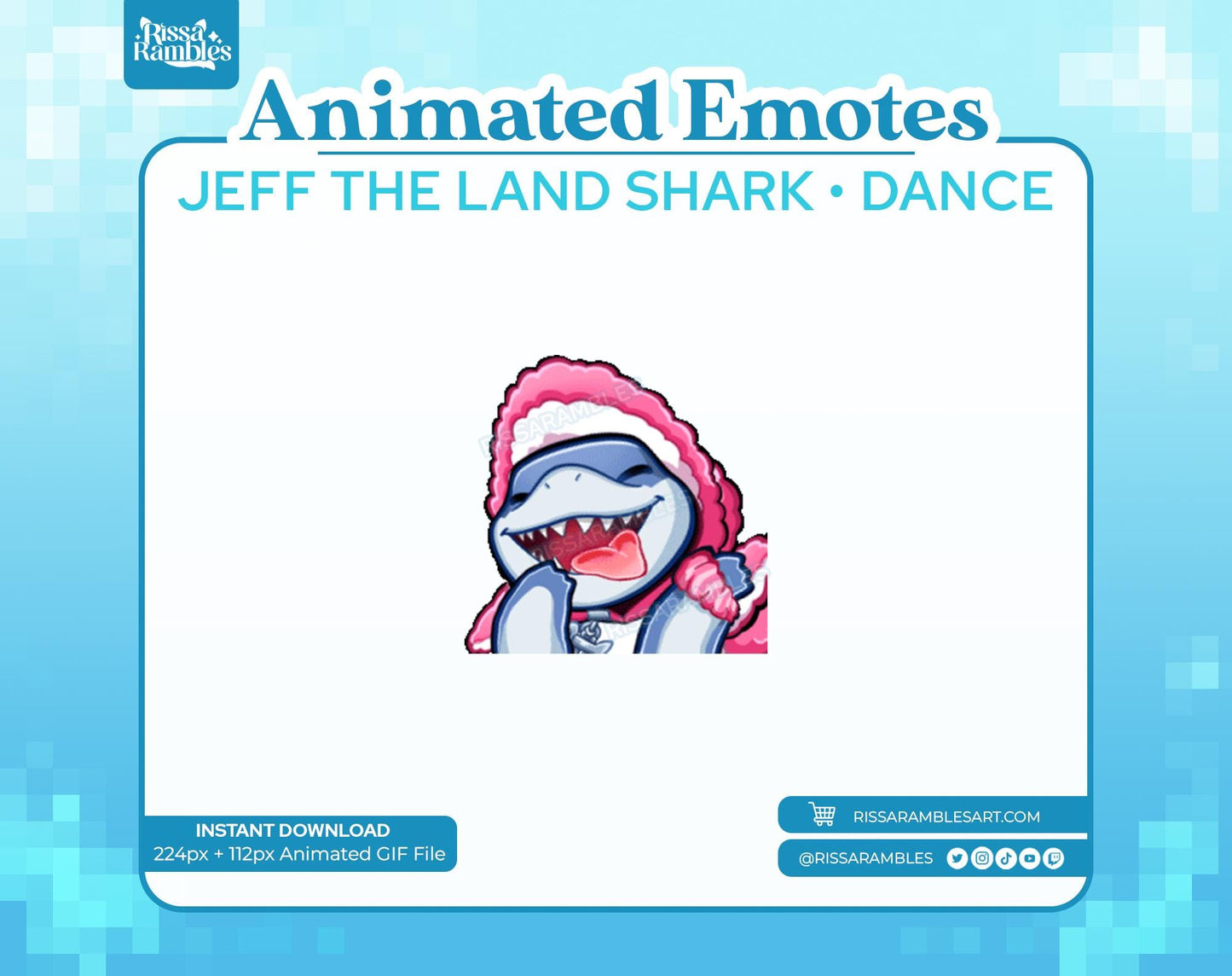 Dolphin Jeff the Shark Marvel Rivals Emotes (Animated) | Wiggle Emotes