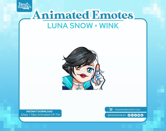 Luna Snow Marvel Rivals Emotes (Animated) | Hi Emotes