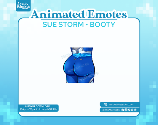 Sue Storm Marvel Rivals Emotes (Animated) | Butt Emotes | Invisible Woman Emotes