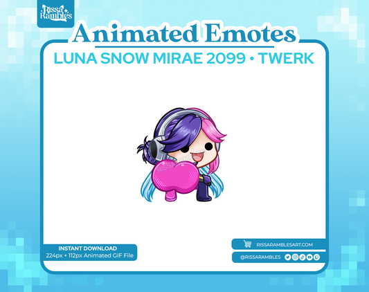 Luna Snow Marvel Rivals Emotes (Animated) | Twerk Emotes