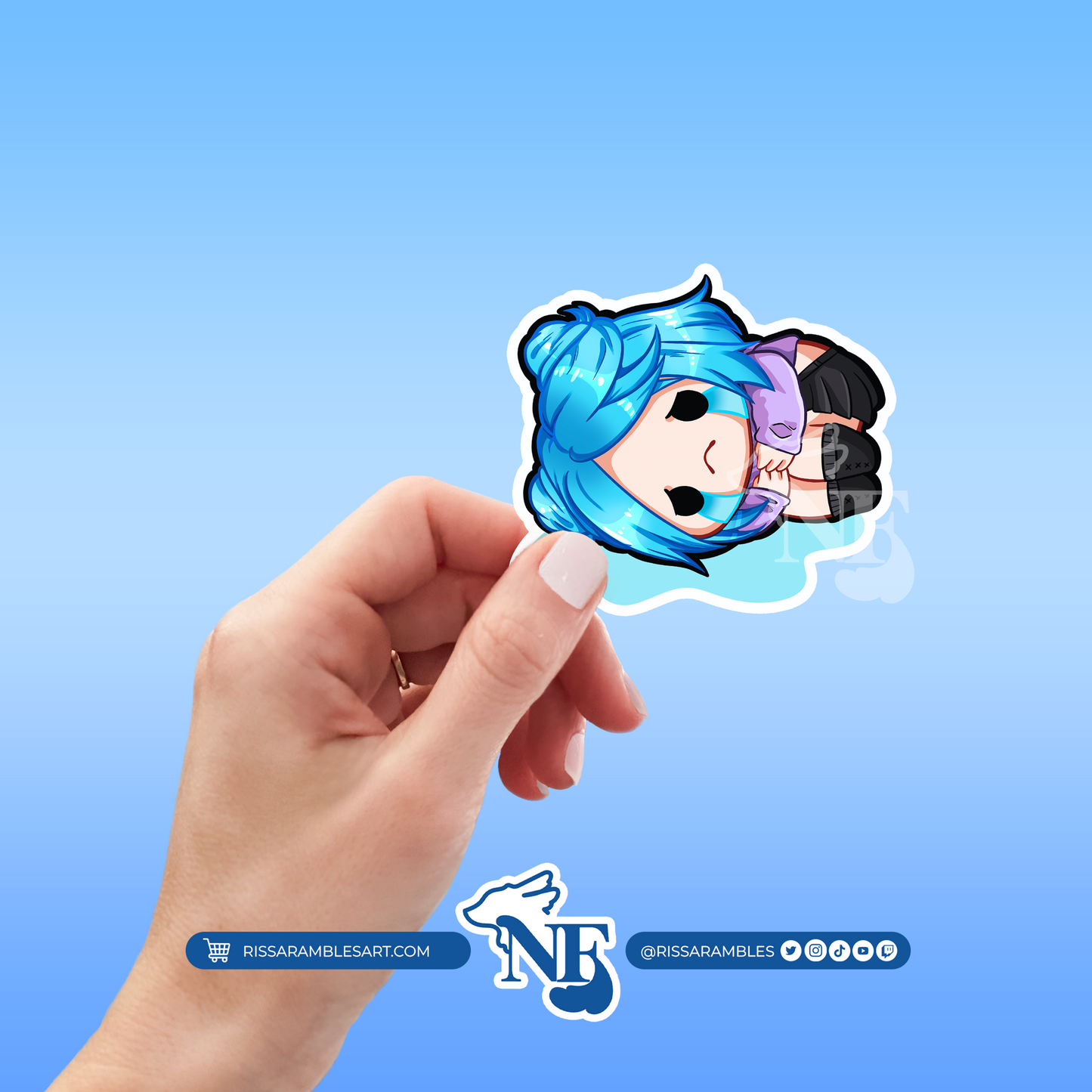 Nea Dead by Daylight Stickers (Cry) | Gaming Stickers | Gamer Sticker | DBD Nea | Vinyl Stickers | Stickers for Laptop