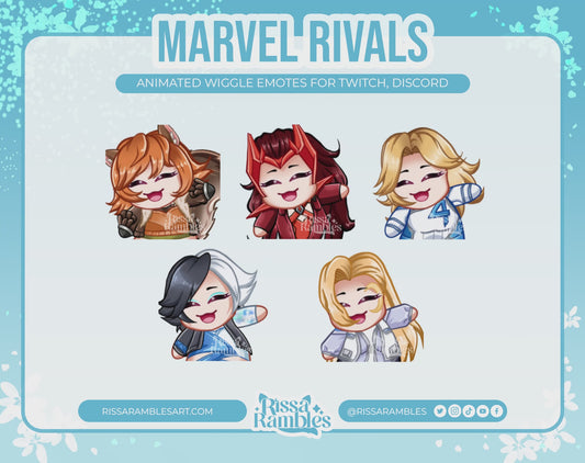 Sue Storm Marvel Rivals Emotes | Invisible Woman Wiggle