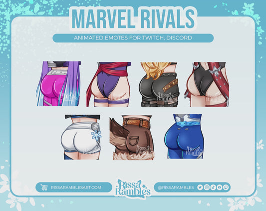 Squirrel Girl Marvel Rivals Emotes (Animated) | Booty Emotes